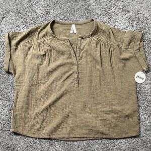 Pact Coastal Popover Shirt